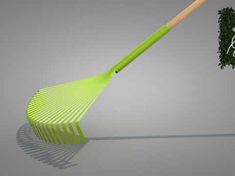 Garden Broom 3D Модель