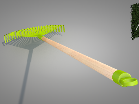 Garden Broom 3D Модель