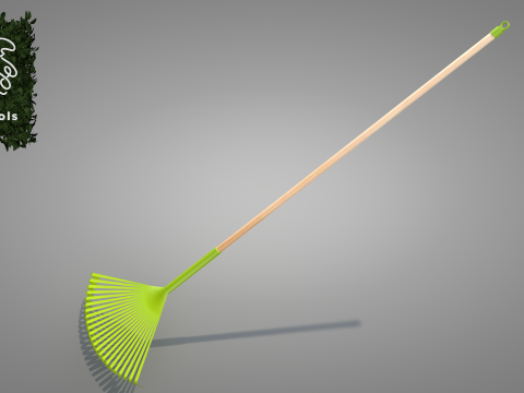 Garden Broom 3D Модель