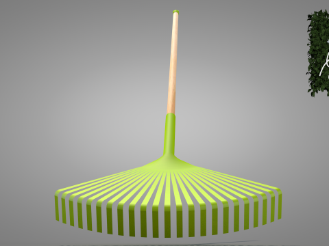 Garden Broom 3D Модель