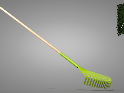 Garden Broom 3D Модель
