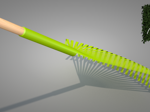 Garden Broom 3D Модель