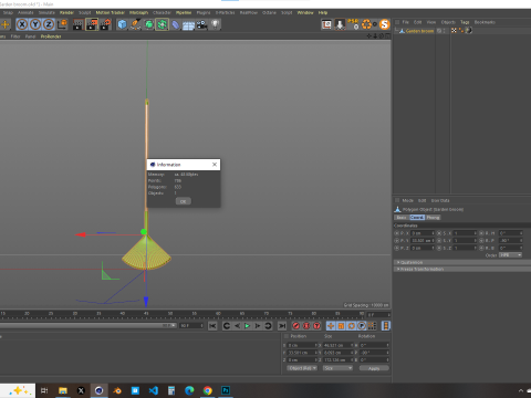 Garden Broom 3D Модель