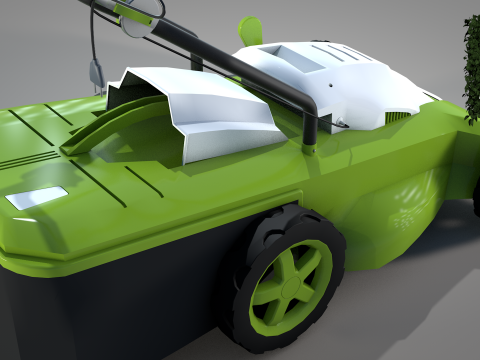 Garden Lawn Mower Modèle 3D