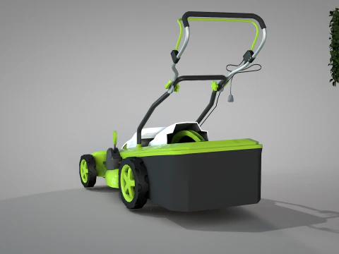 Garden Lawn Mower 3D Model