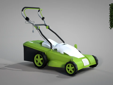 Garden Lawn Mower 3D Model