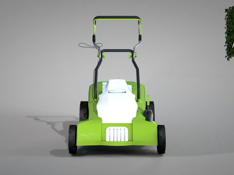 Garden Lawn Mower 3D Model