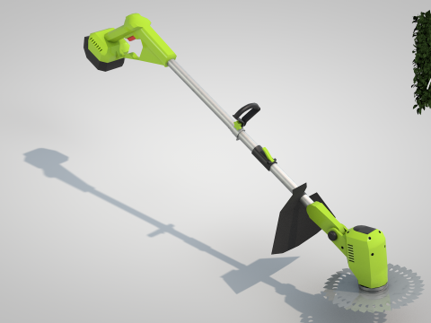 Garden Electric Trimmer Cordless 3D 모델