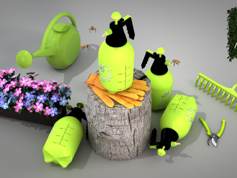 Garden - Hand Sprayer Modello 3D