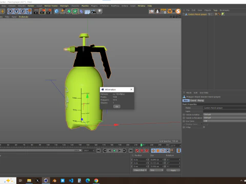 Garden - Hand Sprayer 3D Model