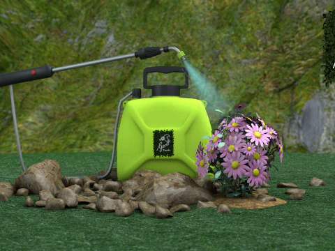 Garden Electric Sprayer 5L 3D Model