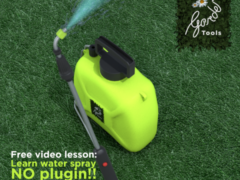 Garden Electric Sprayer 5L 3D Модель