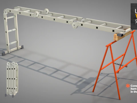 Construction - Multifunctional Ladder 3D Model