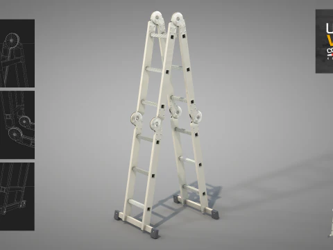 Construction - Multifunctional Ladder 3D Model