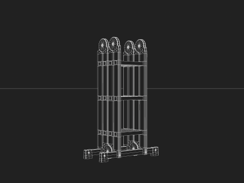 Construction - Multifunctional Ladder 3D-Modell