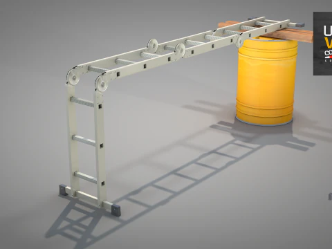 Construction - Multifunctional Ladder 3D Model