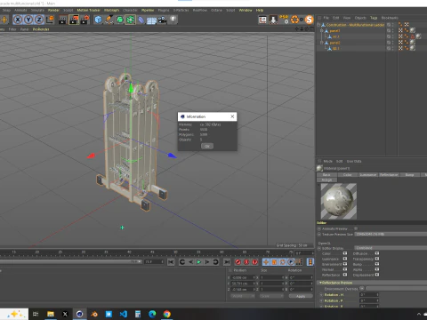 Construction - Multifunctional Ladder 3D Model