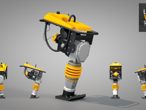Construction - Tamping Rammer Modelo 3D