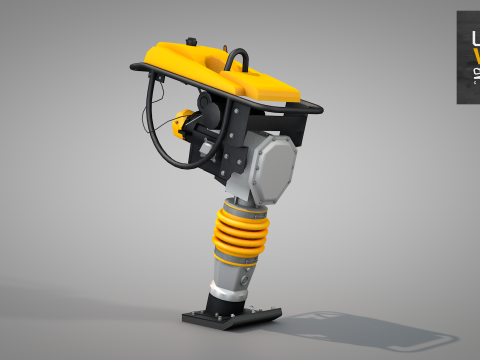 Construction - Tamping Rammer 3D 模型
