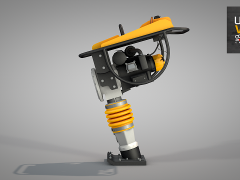 Construction - Tamping Rammer 3D 模型