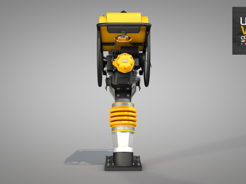 Construction - Tamping Rammer 3D 模型
