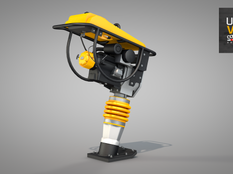 Construction - Tamping Rammer 3D 模型