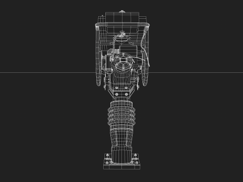 Construction - Tamping Rammer 3D 模型