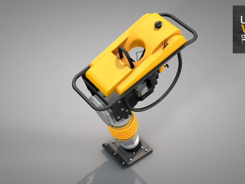 Construction - Tamping Rammer 3D 模型