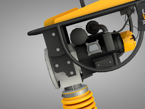 Construction - Tamping Rammer 3D 模型