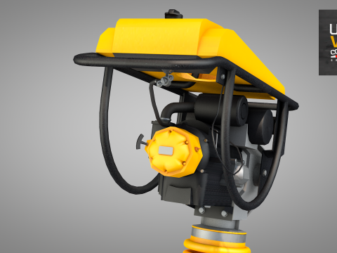 Construction - Tamping Rammer 3D 模型