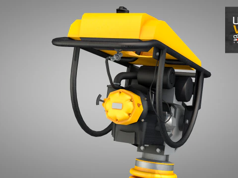 Construction - Tamping Rammer 3D Model