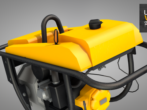 Construction - Tamping Rammer 3D 模型