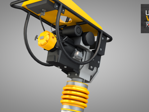Construction - Tamping Rammer 3D 模型