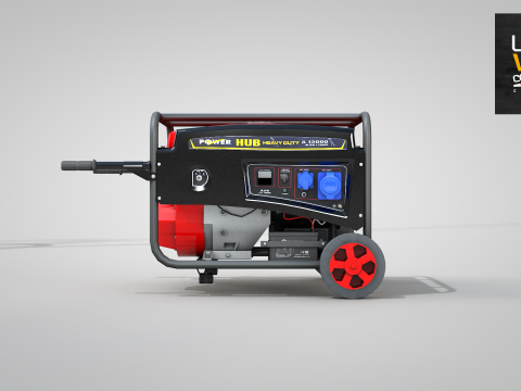 Construction - Generator Hub 10000w 3D 모델