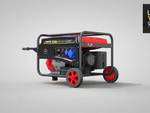 Construction - Generator Hub 10000w 3D 모델