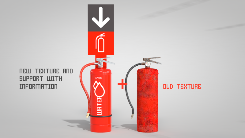 Extinguisher Water New Modèle 3D .c4d .max .obj .3ds .fbx .stl .blend