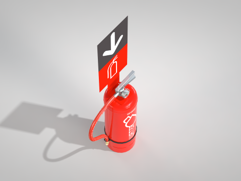 Extinguisher Water New Modèle 3D