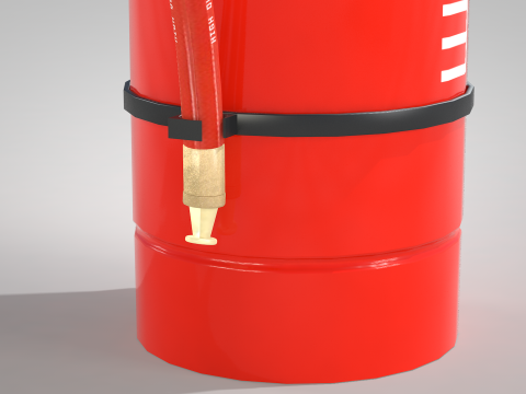Extinguisher Water New Modèle 3D
