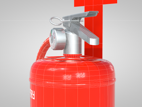 Extinguisher Water New Modèle 3D