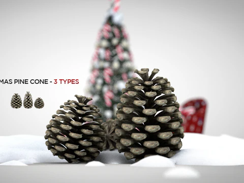 Різдвяна шишка 3D Модель