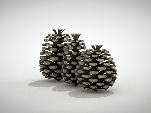 圣诞松果 3D 模型