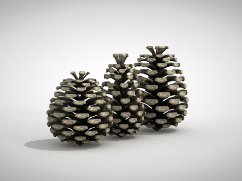 圣诞松果 3D 模型