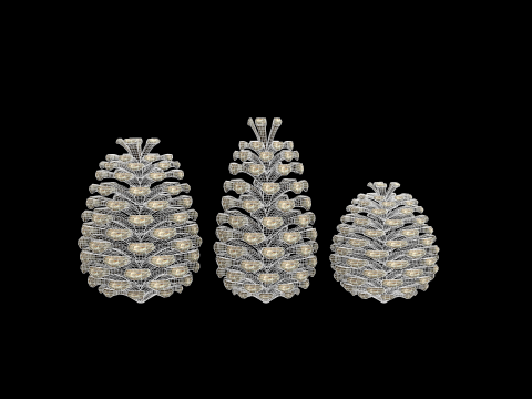 圣诞松果 3D 模型