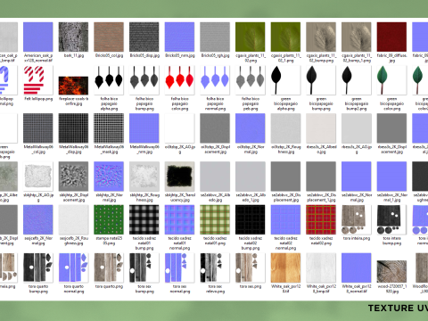 크리스마스 롤리팝 벽난로 가득 3D 모델