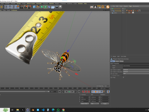 蜜蜂蜂蜜电影 3D 模型