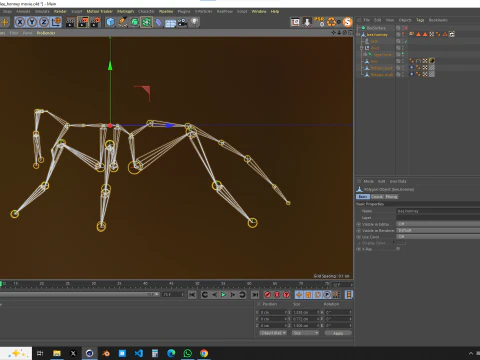 Bee Honey Movie 3D Model