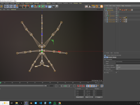 蜜蜂蜂蜜电影 3D 模型