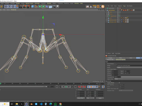 Bee Honey Movie 3D Model