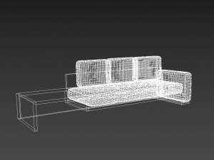 modern sofa Modelo 3D