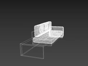 modern sofa 3D Model